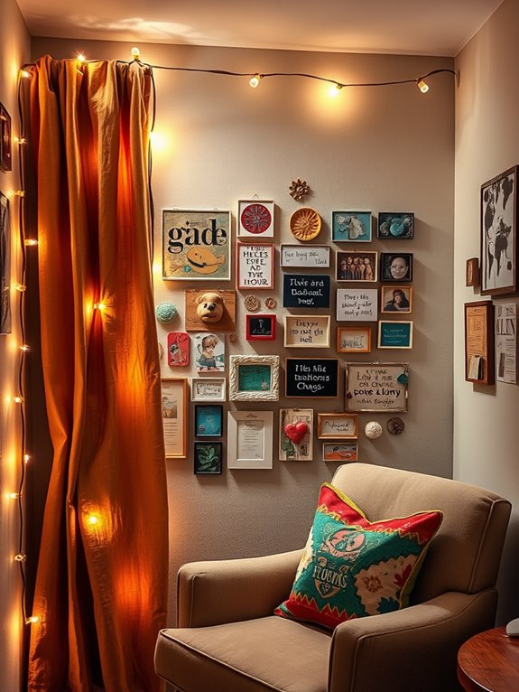 warm inviting illuminated retreat