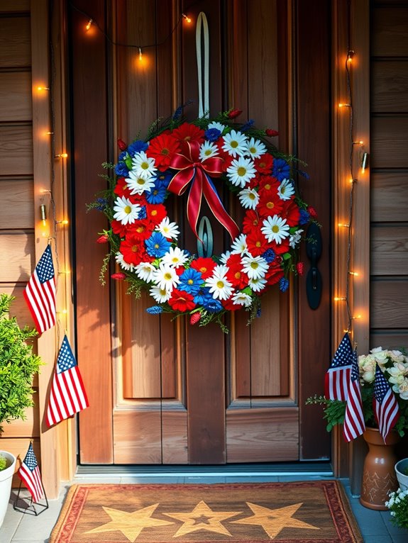 welcoming decorative door wreaths
