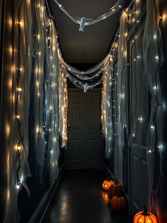 whimsical ghostly decorations galore