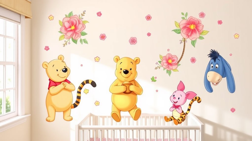 whimsical pooh nursery decor