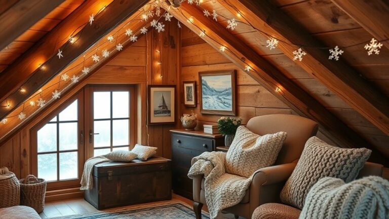 winter attic decor ideas