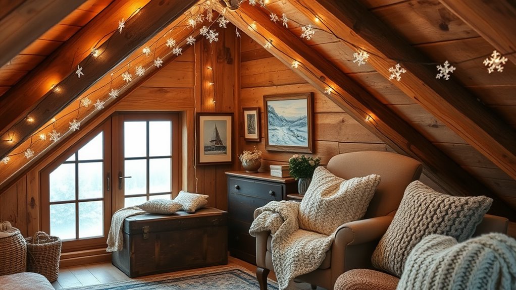 winter attic decor ideas