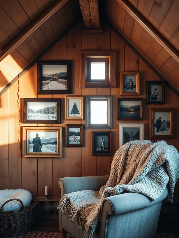 winter memories gallery wall
