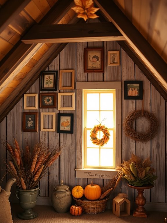 wooden accents enhance charm