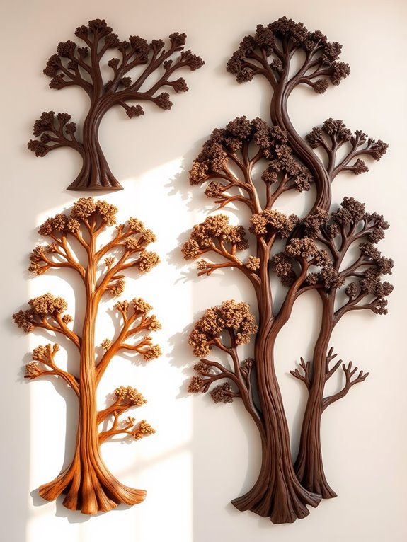 wooden wall art integration