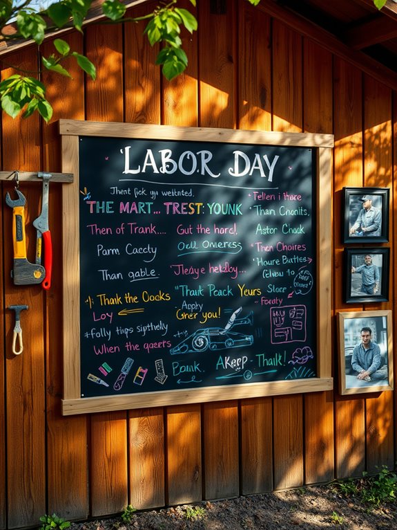 worker appreciation message board