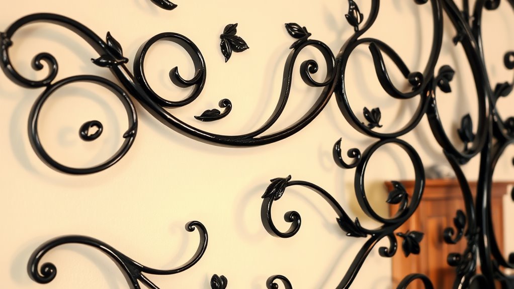 wrought iron home decor